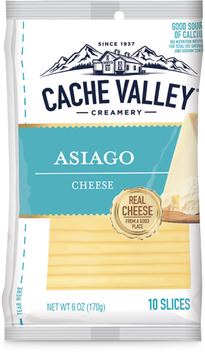 Cache Valley Asiago Cheese Slices