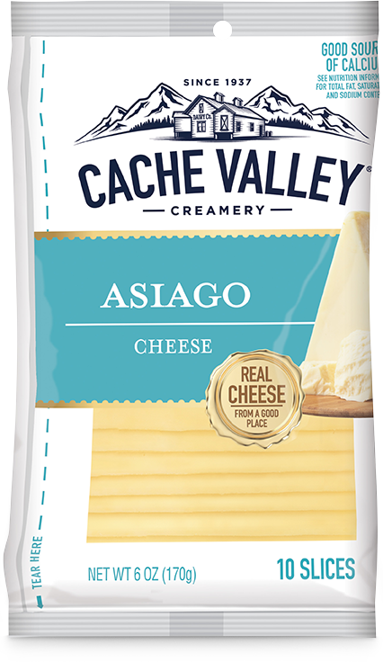 Cache Valley Asiago Cheese Slices