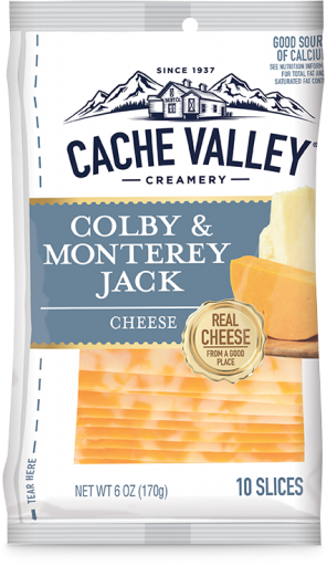 Cache Valley Colby Monterey Jack Cheese Slices