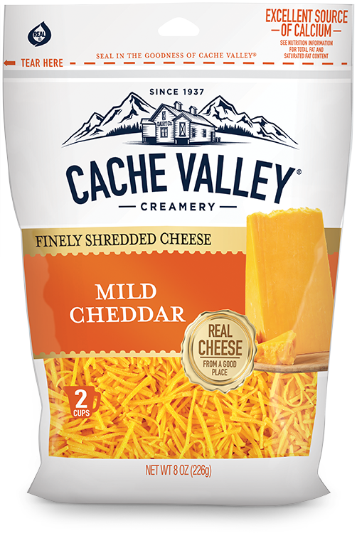 Cache Valley Mild Cheddar Shredded Cheese