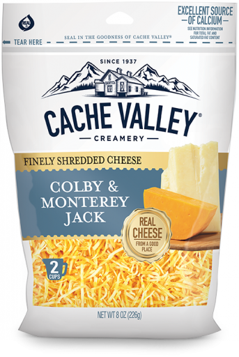 Cache Valley Colby & Monterey Jack Finely Shredded Cheese