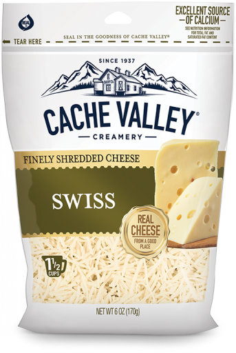 Cache Valley Swiss Finely Shredded Cheese