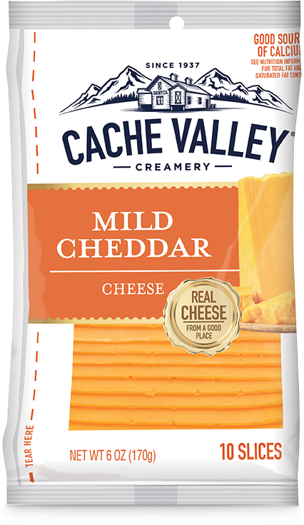 Cache Valley Mild Cheddar Cheese Slices