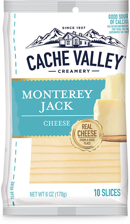 Cache Valley Monterey Jack Cheese Slices