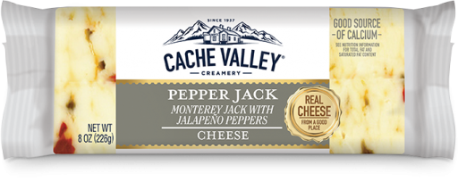 Cache Valley Pepper Jack with Jalapeno Peppers Cheese