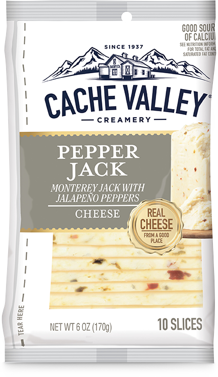 Cache Valley Pepper Jack Cheese Slices