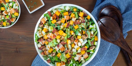 Chopped salad in a bowl