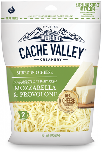 Cache Valley Mozzarella & Provolone Shredded Cheese
