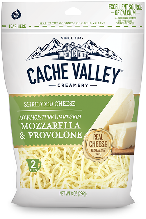 Cache Valley Mozzarella & Provolone Shredded Cheese