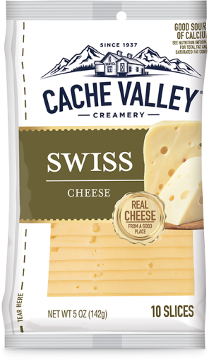 Cache Valley Swiss Cheese Slices