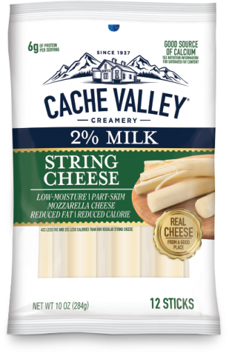 Cache Valley 2% Milk Mozzarella String Cheese