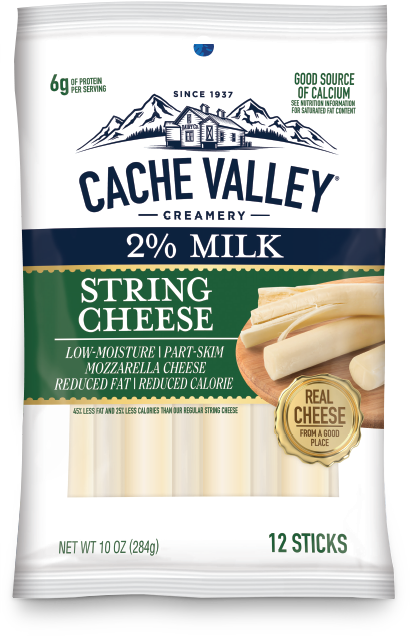 Cache Valley 2% Milk Mozzarella String Cheese