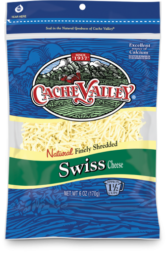 Cache Valley Swiss Shredded Cheese