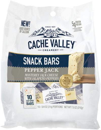 Cache Valley Creamery Pepper Jack Snack Bars 7.5oz