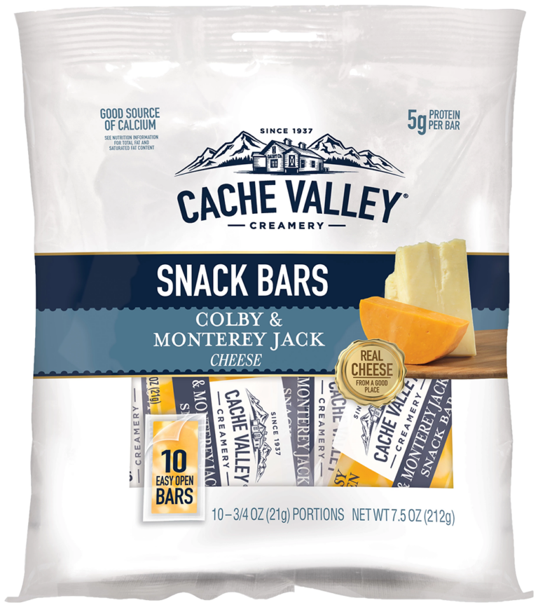Colby & Monterey Jack Snack Bars Cache Valley Creamery