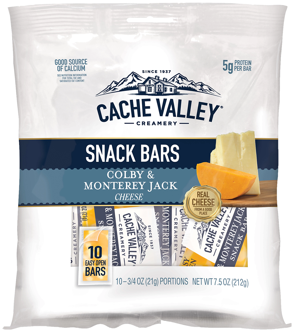 Cache Valley Creamery Colby & Monterey Jack Snack Bars 7.5oz