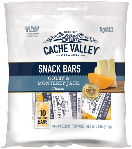Cache Valley Creamery Colby & Monterey Jack Snack Bars 7.5oz