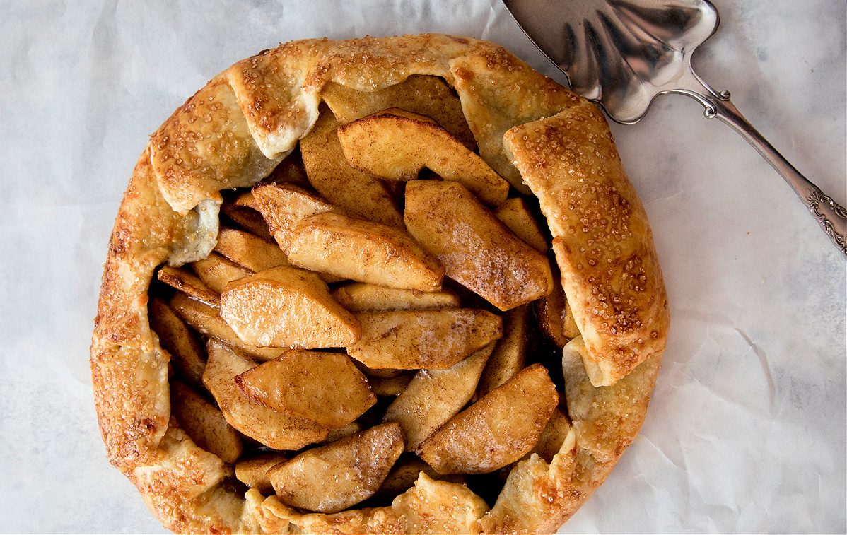 Apple Cheddar Gallete closeup