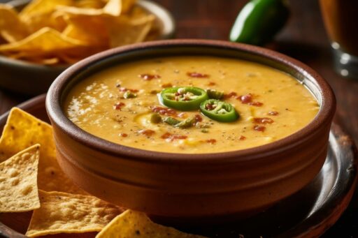 Cheesy soup cowboy chorizo with hominy