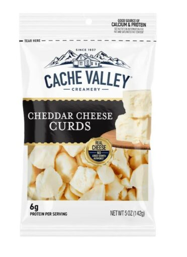 Cache Valley Creamery Cheddar Cheese Curds package