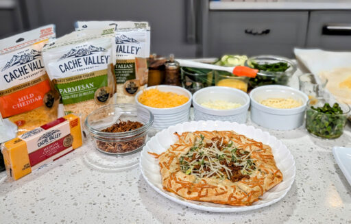 Cheesy Spring Vegetable Galette with Parmesan Pie Crust
