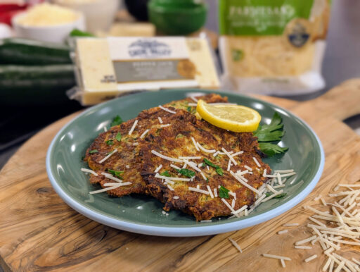 recipe zucchini fritters with creme fraiche