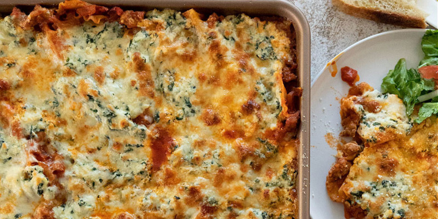 sheet pan lasagna