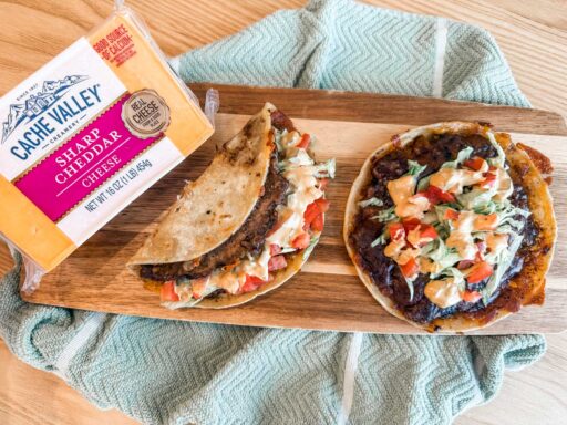 smashburger tacos with caramelized onions and creamy burger sauce recipe
