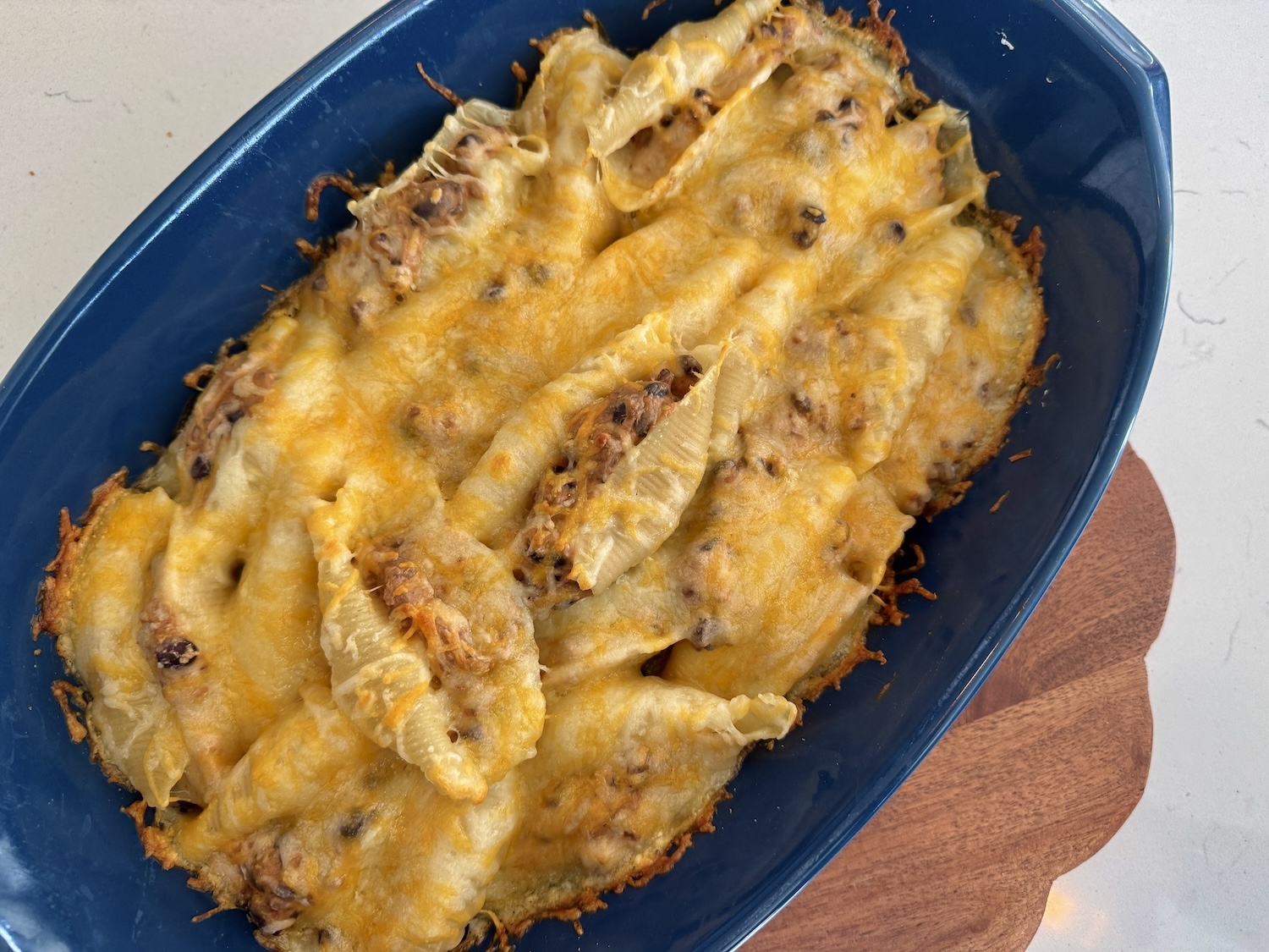 Cheesy Stuffed Taco Shells recipe