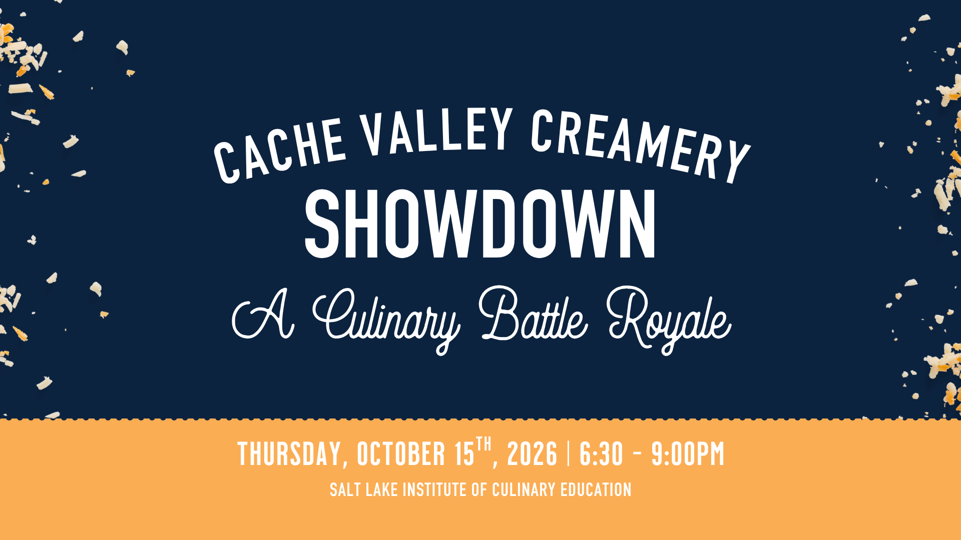 October 15 2026 event culinary showdown